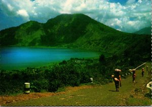 Indonesia Bali Scene Showing Batur Lake