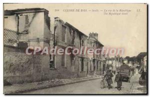 Old Postcard The Senlis Rue De la Republique