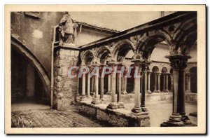 Old Postcard Les Petits Tableaux de Provence Aix en Provence Cloister of Sain...