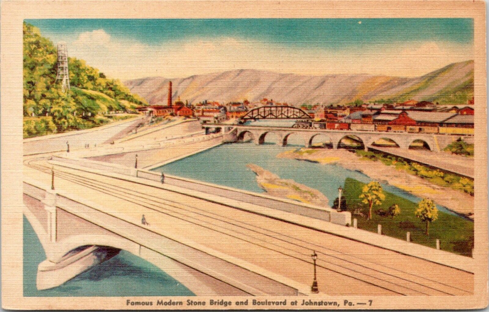 Johnstown PennsylvaniaFamous Modern Stone Bridge & BoulevardBridges