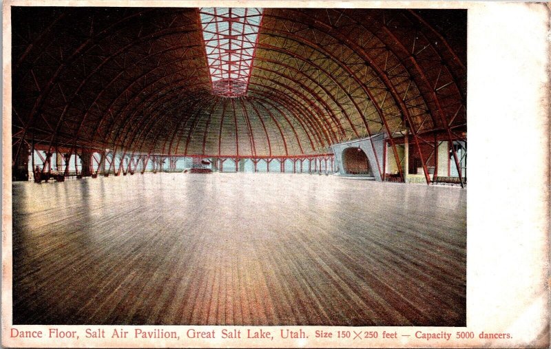 Postcard Dance Floor, Salt Air Pavilion, Great Salt Lake, Utah