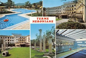 Montegrotto Terme, PD Italy  HOTEL TERME NERONIANE Indoor Pool/Pool 4X6 Postcard