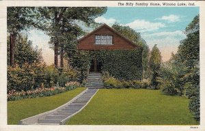 Postcard Billy Sunday Home Winona Lake IN