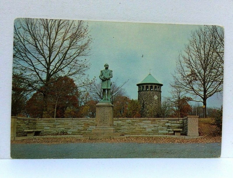 Wilmington Delaware Rockford Park Admiral Du Pont Monument Postcard