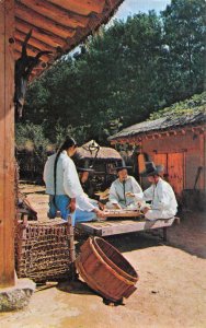 Korea Changgi Traditional Korean Chess Game Vintage Postcard JF685411