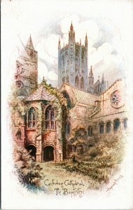 Postcard A/S Hayward Young UK Kent Canterbury Cathedral The Baptistry ~1910 K35