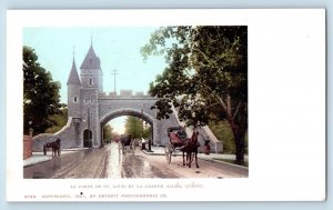 Quebec Canada Postcard La Porte De St. Louis Et La Grande Allee c1905 Antique