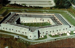 Maine Prospect Aerial View Of Historic Fort Knox