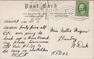 Campus University North Dakota Grand Forks ND UND c1909 Postcard E47