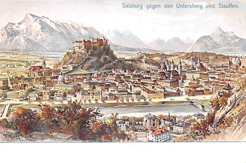 Untersberg und Stauffen Salzburg Austria Unused 