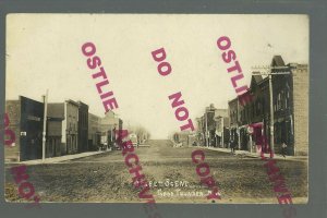 Good Thunder MINNESOTA RPPC c1910 MAIN STREET nr Mankato Mapleton Lake Crystal 2