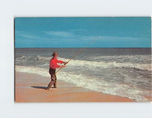 Postcard Surf Fishing