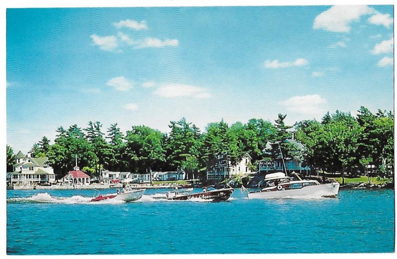 Edgewood Resort Fleet Boats 1000 Islands Alexandria Bay New York