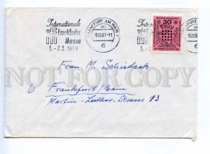 273066 GERMANY 1967 year Frankfurt fair special cancellation