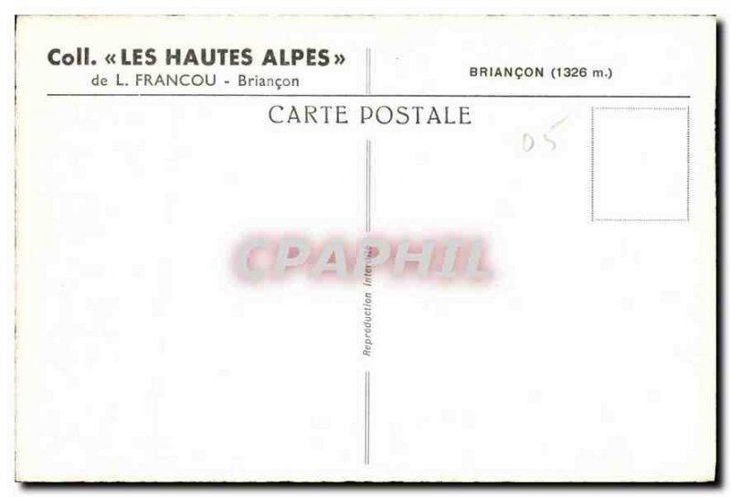 Old Postcard The Hautes Alpes Briancon