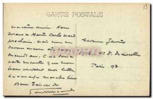 Old Postcard Marseille Monument Mobile and Allees