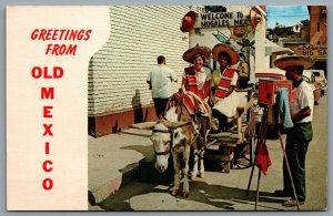 Postcard c1970s Greetings From Old Mexico Welcome To Nogales Mexico