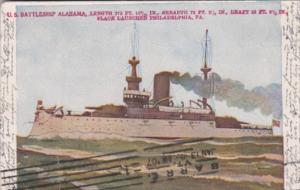 U S Battleship Alabama 1907
