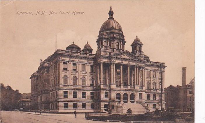 New York Syracuse The New Court House 1908