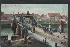 Germany Postcard - Bremen - Grosse Weserbrucke RS4983