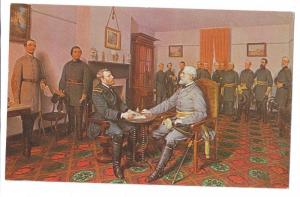 Painting Guillaume Surrender of Lee to Grant Appomattox VA