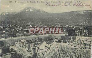 Old Postcard Grenoble Jardin des Dauphins