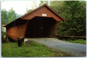 Postcard - Covered Bridge - Newfield, New York