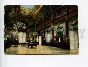 3174129 GERMANY BAD HOMBURG billiards Vintage postcard