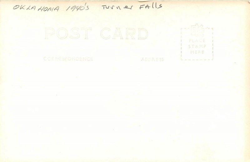 Postcard RPPC 1940s Oklahoma Turner Falls multi view 23-11302