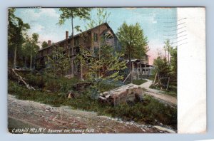 Squirrel Inn Haines Falls Catskill Mountains New York NY 1908 DB Postcard Q1