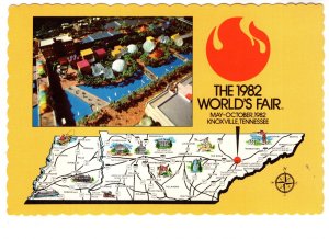 1982 World's Fair, Knoxville, Tennessee, Pictorial Map,