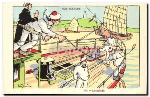 Our Marins- Postale Probe Card Old Illustrator Gervese
