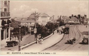 CPA Biarritz Avenue Edouard VII et le Casino FRANCE (1126859)