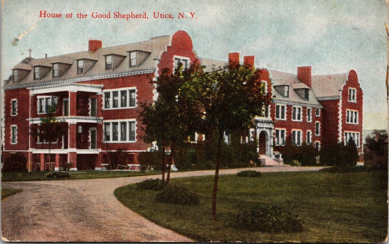 Utica, New York House of the Good Shepherd, Large Brick Building, Old