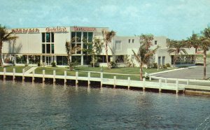 Vintage Postcard Venetian Dining Room Creighton's Restaurant Fort Lauderdale Fla