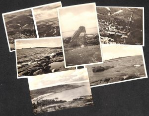 Lot of 6 real photo postcards 1930s Sweden's most majestic beach Hotel Tylösand 