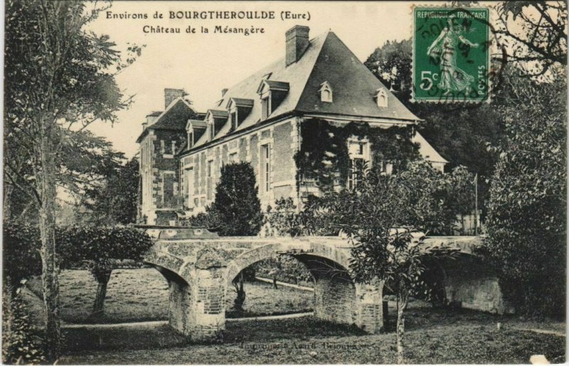 CPA BOURGTHEROULDE Environs - Chateau de la Mesangere (1149269)