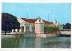 VINTAGE CONTINENTAL SIZE POSTCARD WESTERN-STYLE PALACE AYUDYA THAILAND