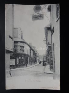 Hertfordshire ROYSTON The Cross shows COMMERCIAL HOTEL c1907 by Robert H. Clark