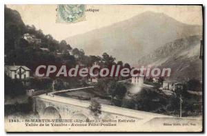 Postcard Old St Martin Vesubie March Alp Station Summer Valley of Vesubie Ave...