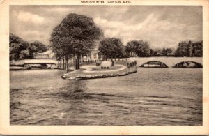 Massachusetts Taunton The Taunton River 1951