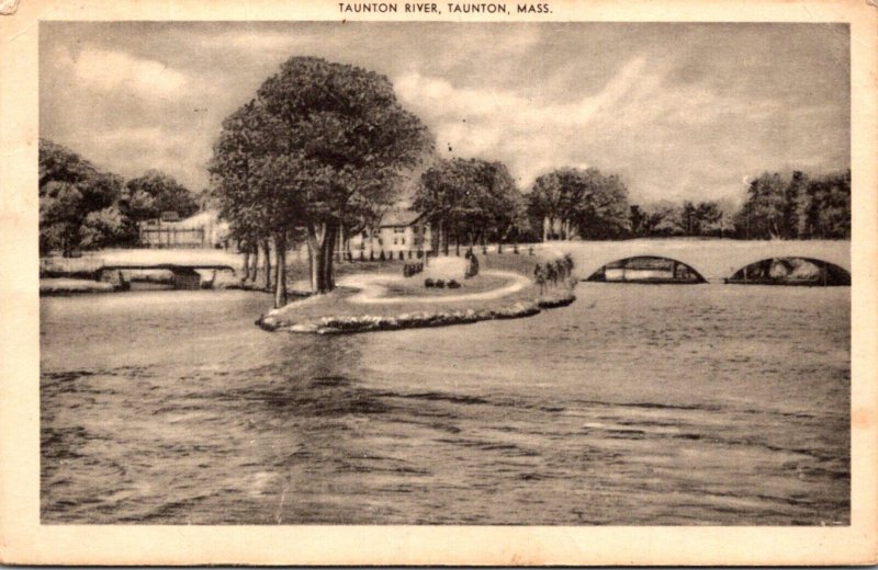 Massachusetts Taunton The Taunton River 1951
