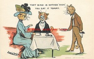 6 Postcards Set, Louis Wain, Davidson Bros No 6901, Anthropomorphic Cats 