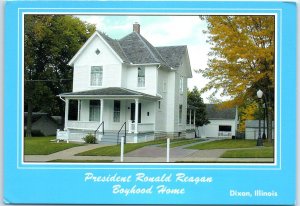 Postcard - President Ronald Reagan Boyhood Home - Dixon, Illinois