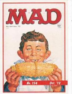 Lime Rock Trade Card Mad Magazine Cover Issue No 154 Oct 1972