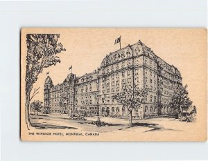 Postcard The Windsor Hotel, Montreal, Canada