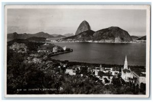 1936 Rio De Janeiro Botafogo Brazil Vintage Posted RPPC Photo Postcard