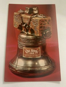 Ezra Brooks Whiskey POSTCARD Heritage China Liberty Bell Decanter Bottle c1969