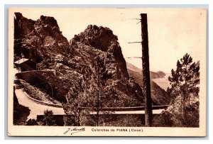 J. Morett Calanches de Piana Corse France UNP DB Postcard S17