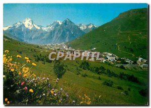 Modern Postcard Les 2 Alpes Isere La Muzelle and Aiguille de Venosc